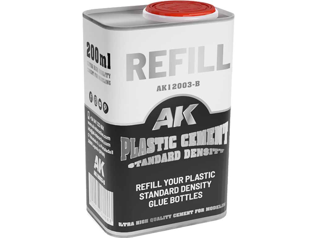 AK Interactive Plastic Cement Standard Density - Refill