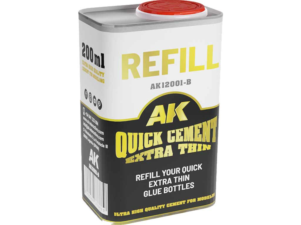 AK Interactive Quick Cement Extra Thin - Refill