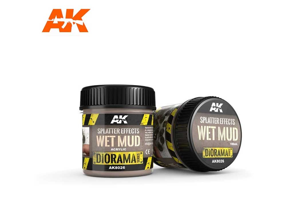 AK Interactive Splatter Effects Wet Mud