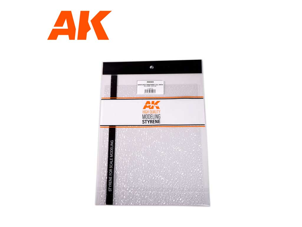 AK Interactive Water Sheet Transparent Still Water