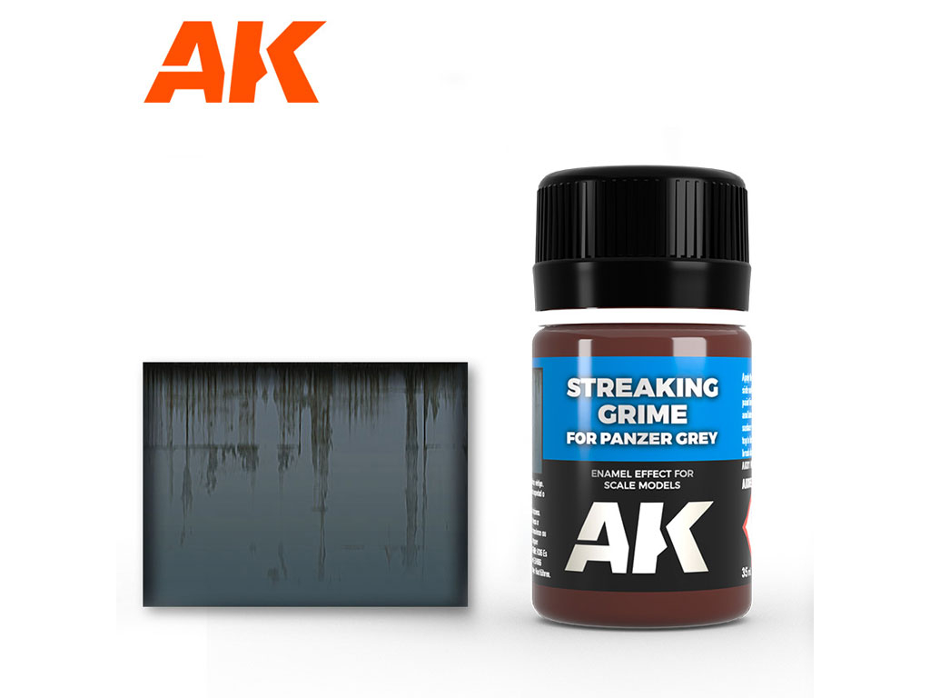 AK Interactive Streaking Grime For Panzer Grey