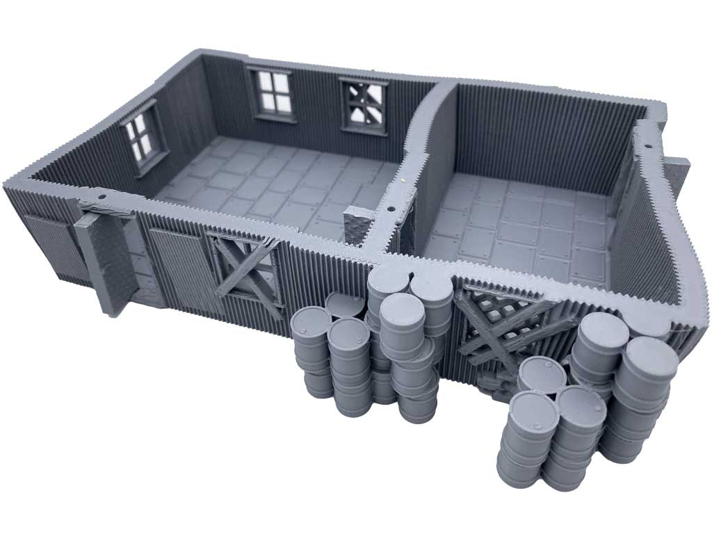 District 4.0 - 3D Printed Post Apocalypse Colony - Shack 3