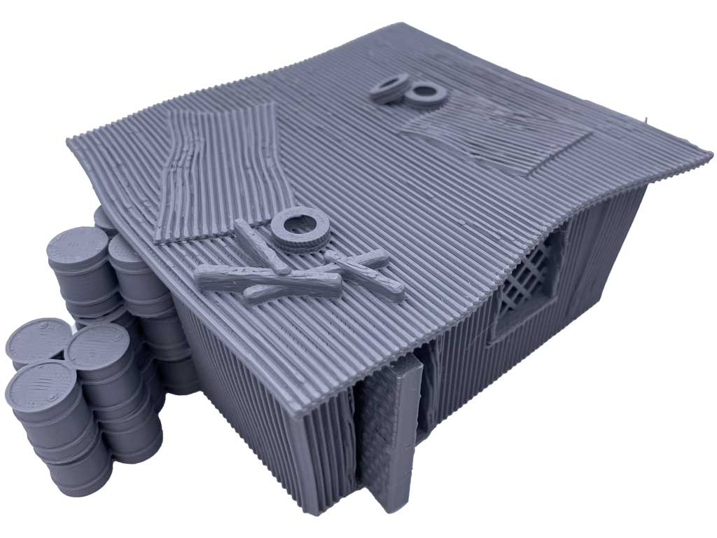 District 4.0 - 3D Printed Post Apocalypse Colony - Shack 6