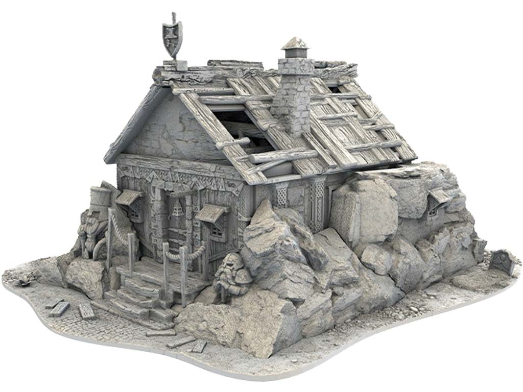 Dwarf City - The Blacksmith - 3D Printed Terrain