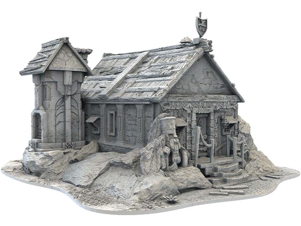 Dwarf City - The Blacksmith - 3D Printed Terrain