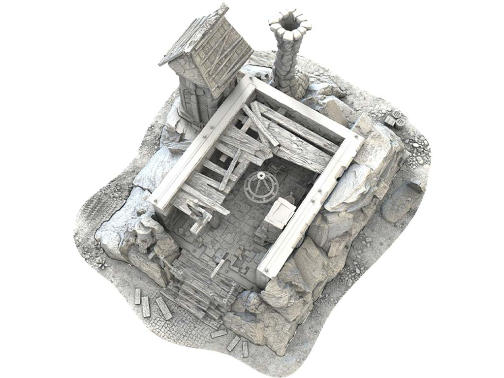 Dwarf City - The Blacksmith - 3D Printed Terrain