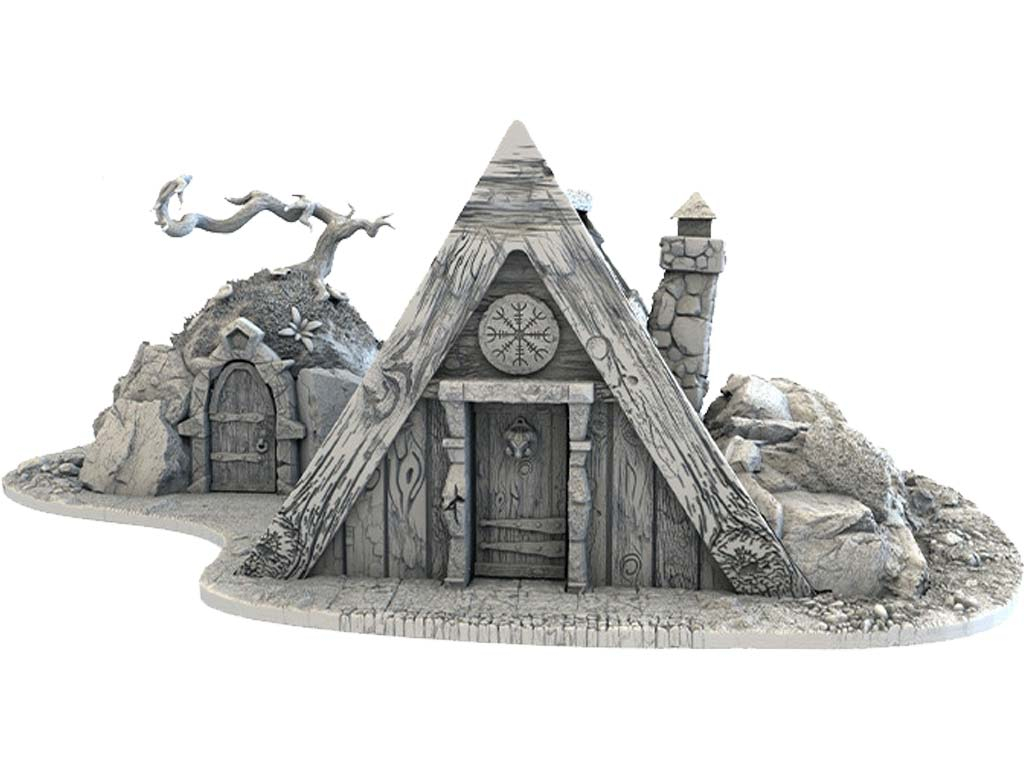 Dwarf City - The Dwelling of the Calm Man - 3D Printed Terrain