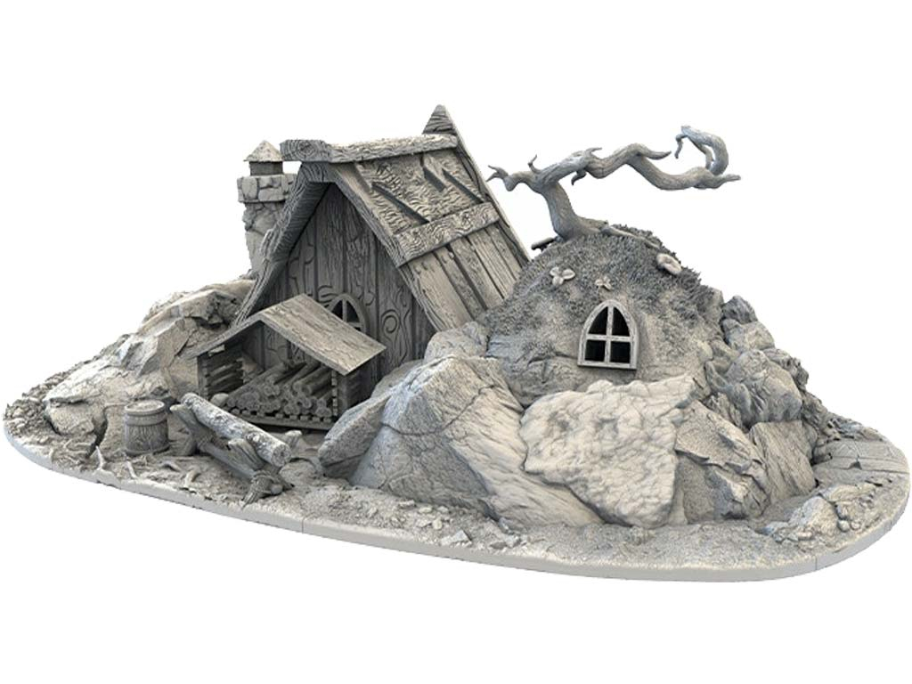 Dwarf City - The Dwelling of the Calm Man - 3D Printed Terrain