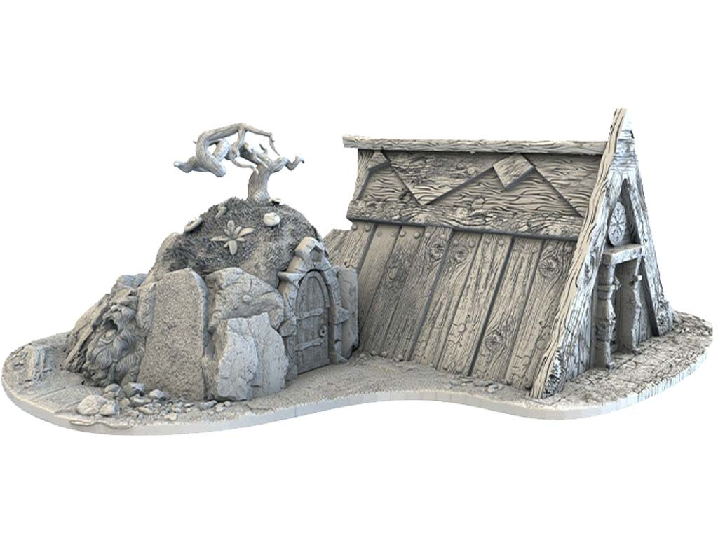 Dwarf City - The Dwelling of the Calm Man - 3D Printed Terrain