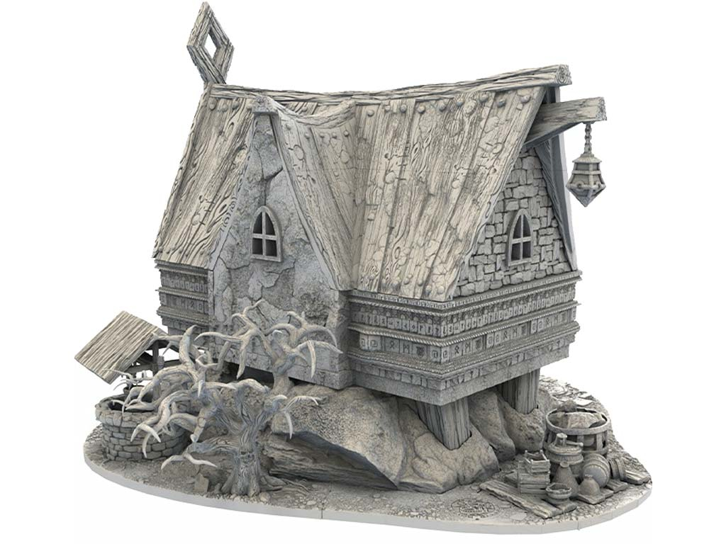 Dwarf City - The Lil House of the Hill - 3D Printed Terrain