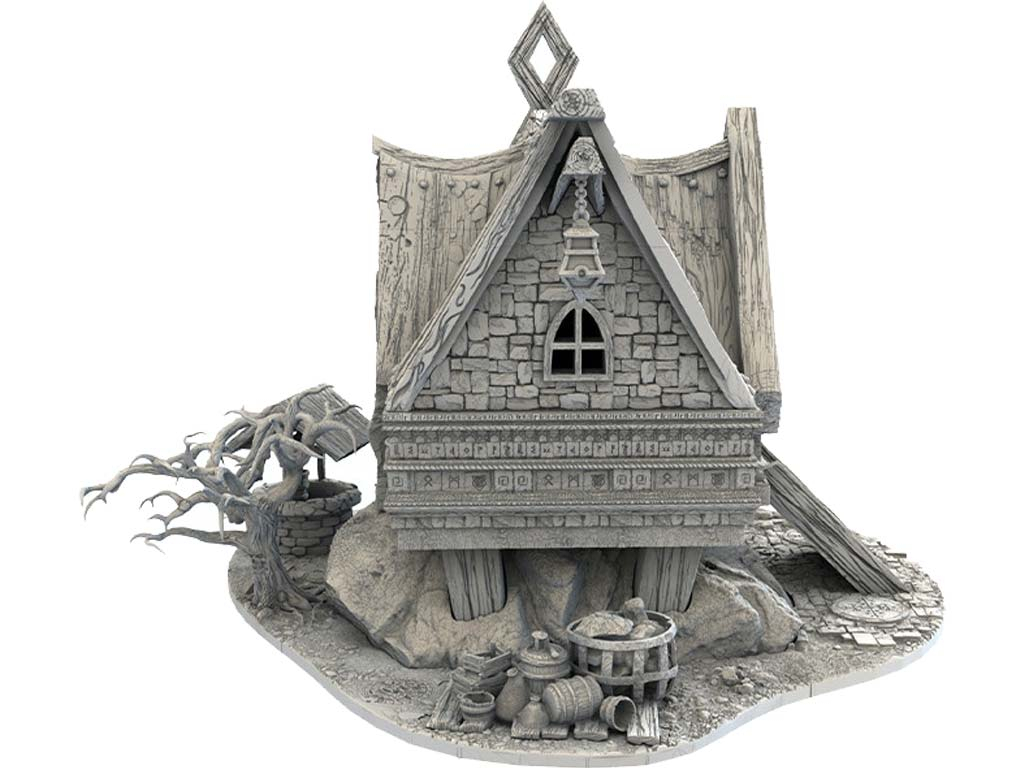 Dwarf City - The Lil House of the Hill - 3D Printed Terrain