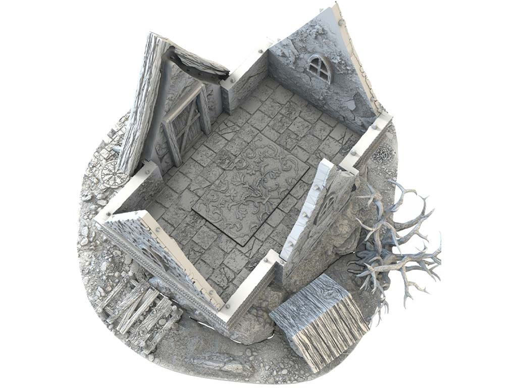 Dwarf City - The Lil House of the Hill - 3D Printed Terrain