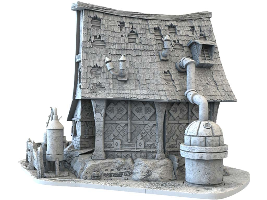 Dwarf City - Tod's Distillery - 3D Printed Terrain