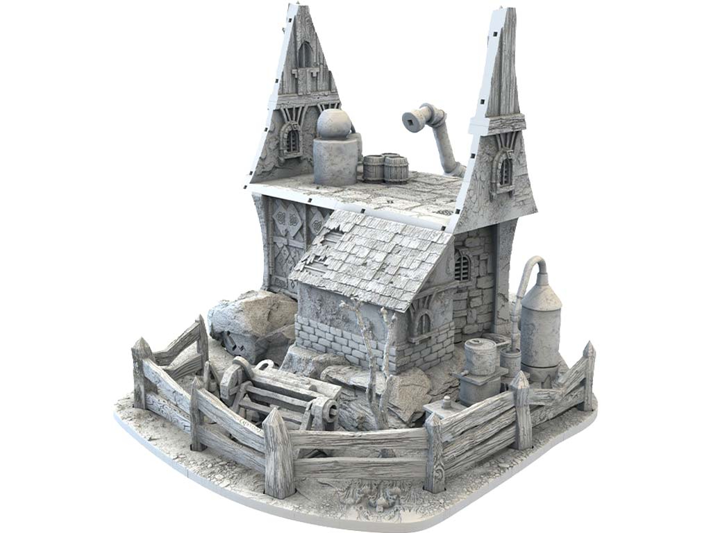 Dwarf City - Tod's Distillery - 3D Printed Terrain