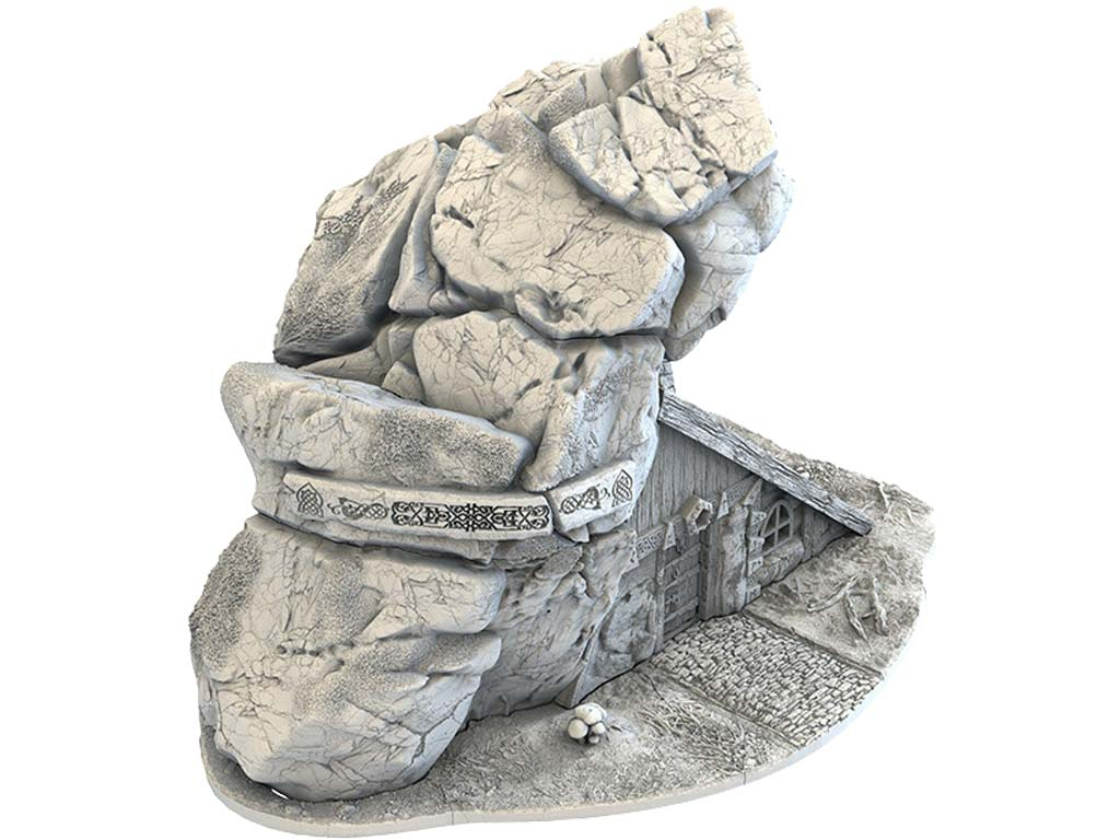 Dwarf City - The Cabin of the Grumpy - 3D Printed Terrain