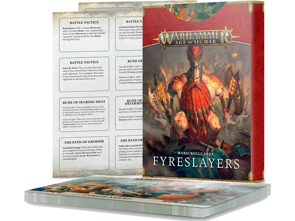 Age of Sigmar: Fyreslayers Wallscroll Cards