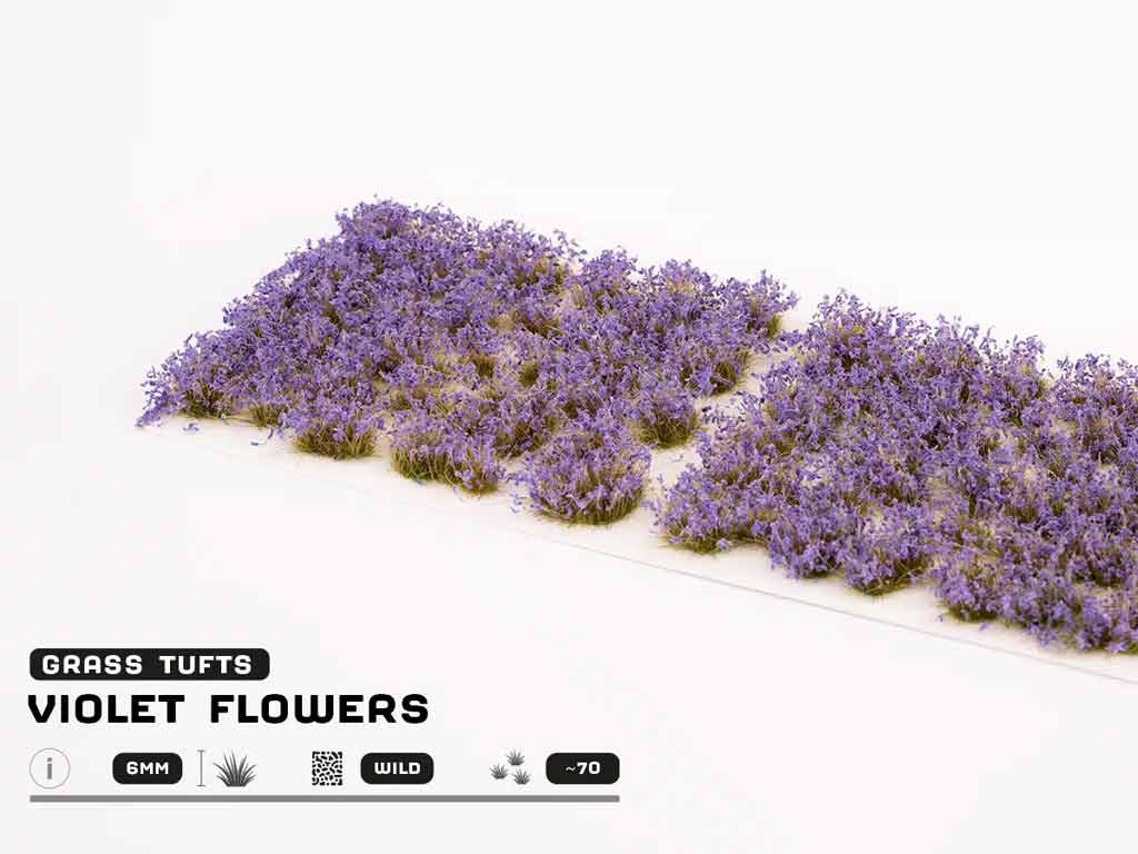 GamersGrass Violet Flowers