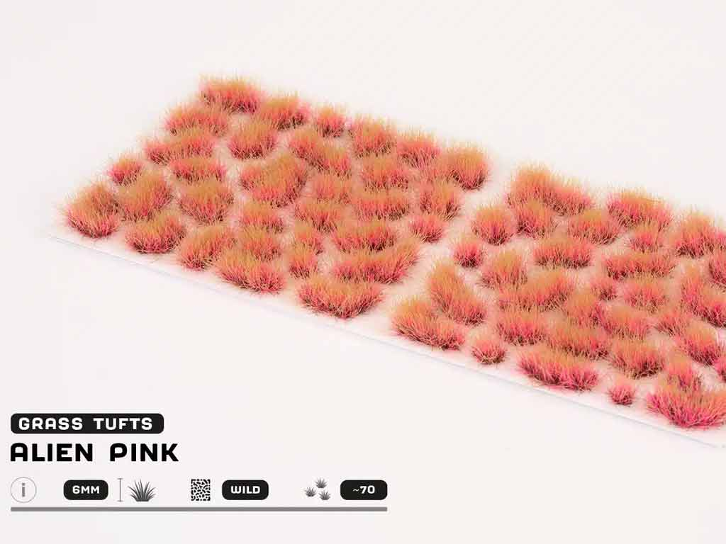 GamersGrass Tufts Alien Pink (6mm) - Wild