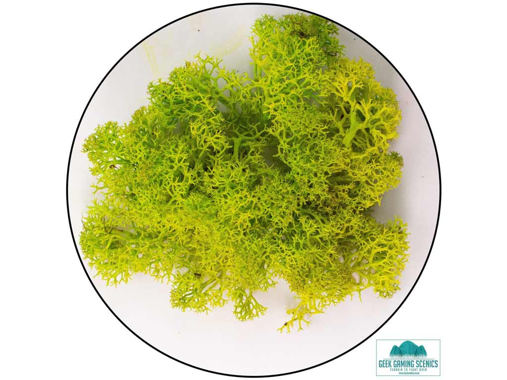 Geek Gaming Scenics Lichen - Reindeer Moss Apple Green (Spring)