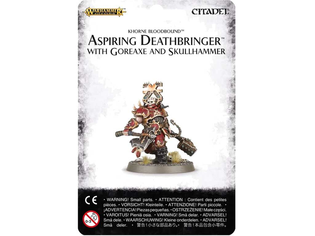 Age of Sigmar - Aspiring Deathbringer with Goreaxe and Skullhammer