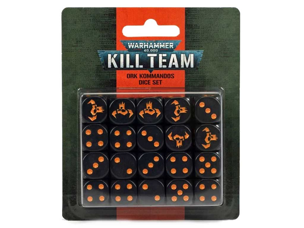 Kill Team: Würfelset der Ork-Kommandos
