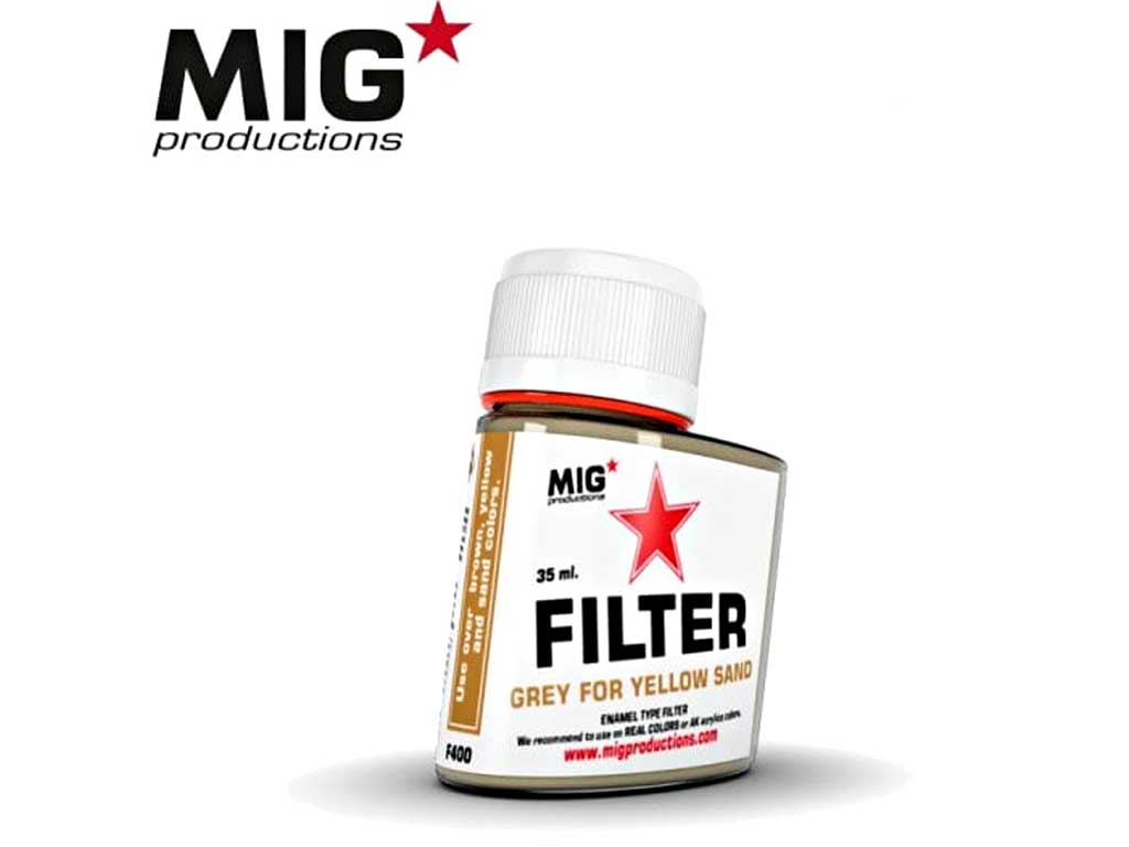 MIG productions Filter Grey for Yellow Sand