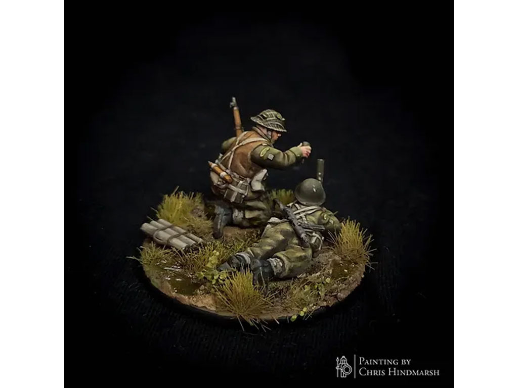 RKX Miniatures - Canadian 2inch Mortar Team - WW2 Miniatures