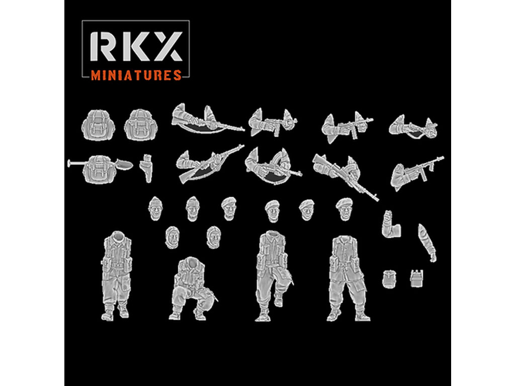 RKX Miniatures - Commando Multipart Kit - WW2 Miniatures