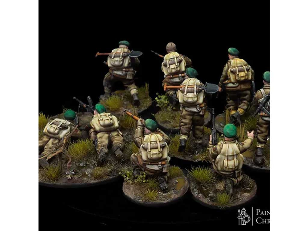 RKX Miniatures - Commando Rifle Section - WW2 Miniatures