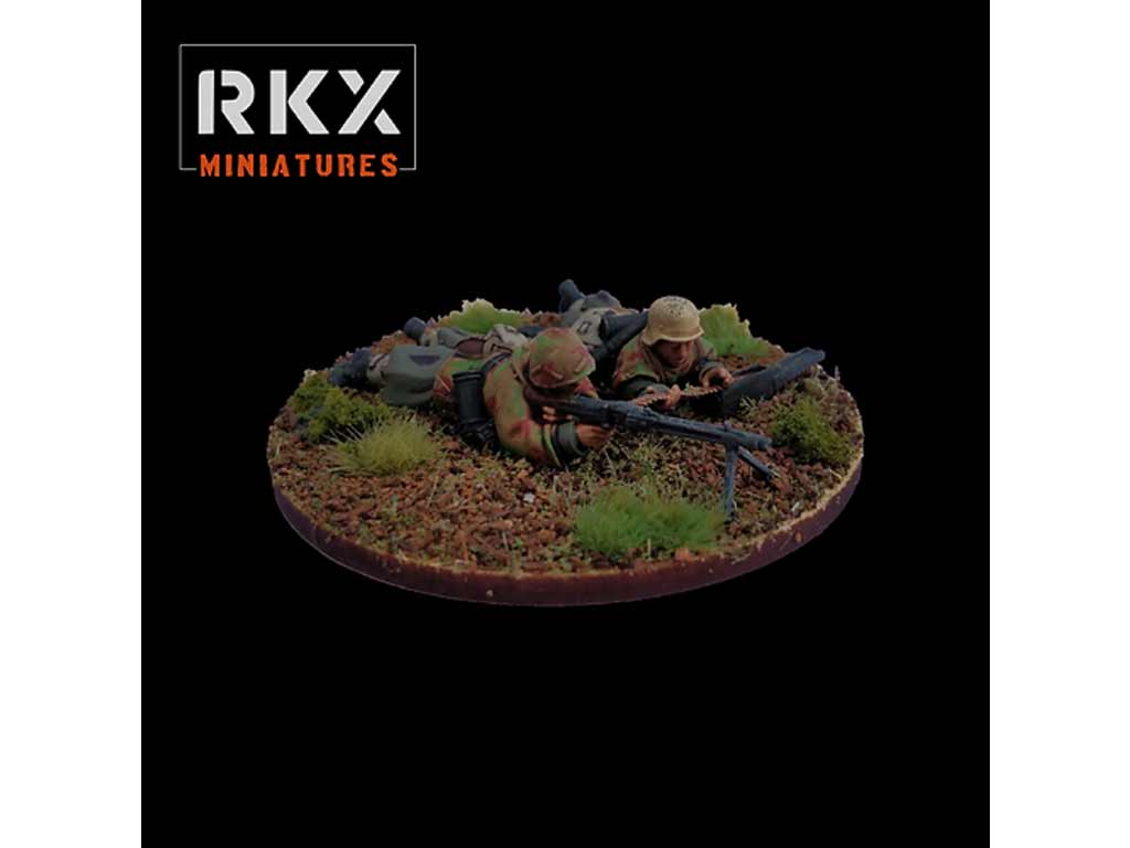 RKX Miniatures - German MG42 LMG Team (WW2)