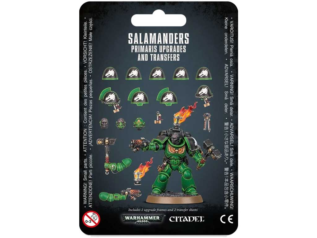 Warhammer 40,000 - Upgrades und Abziehbilderbögen: Salamanders Primaris