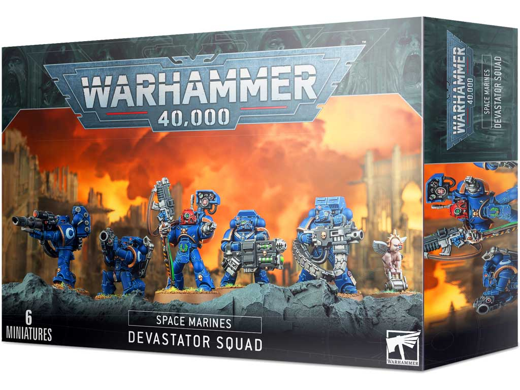 Warhammer 40,000 - Space Marine Devastator Squad