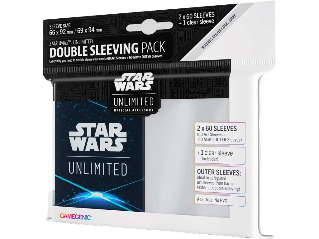 Star Wars: Unlimited Double Sleeving Pack (Space Blue)